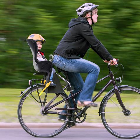 MOMO DESIGN ASIENTO PORTA BEBÉS TRASERO PARA BICICLETA 