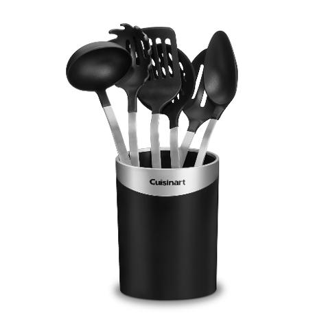 CUISINART JUEGO DE 7 UTENSILIOS DE COCINA EN VASIJA