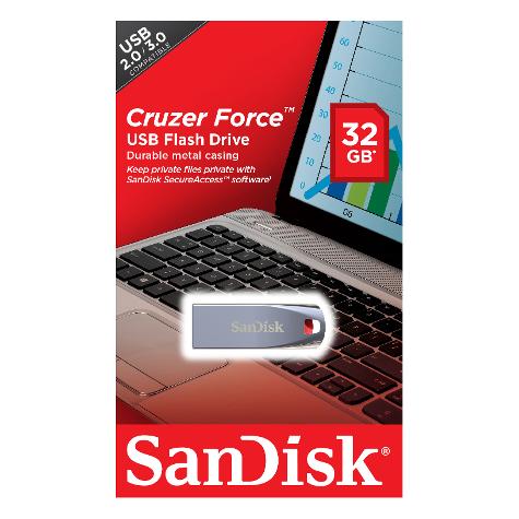 PENDRIVE USB CRUZER METAL - 32GB
