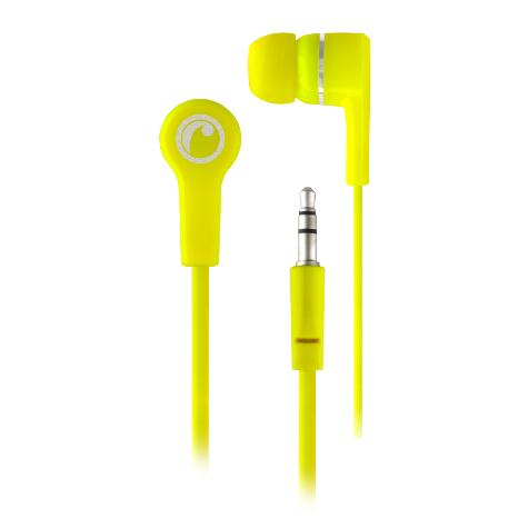 AUDIFONO IN - EAR STEREO - FLUOR AMARILLO