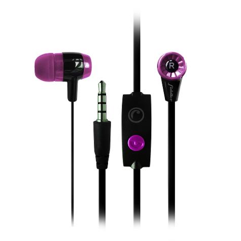 AUDIFONO IN - EAR STEREO CON MICROFONO - MORADO