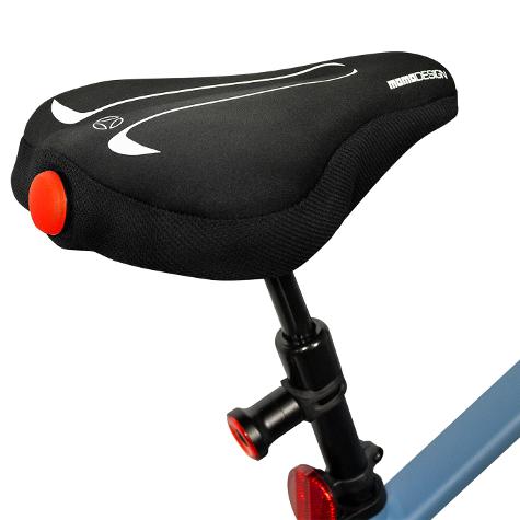 MOMO DESIGN CUBRE ASIENTO DE GEL CON LUZ PARA BICICLETAS