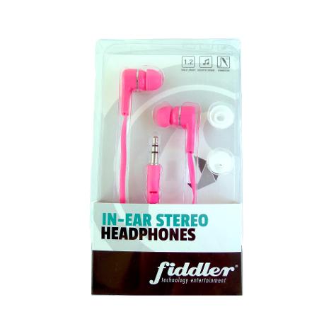 AUDIFONO IN - EAR STEREO - FLUOR ROSADO