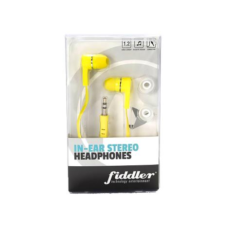 AUDIFONO IN - EAR STEREO - FLUOR AMARILLO