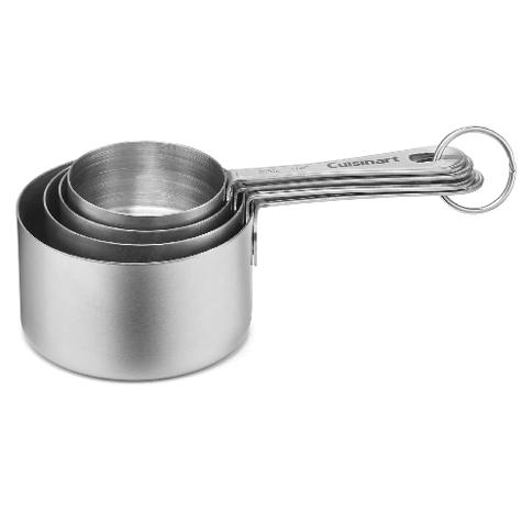 CUISINART JUEGO DE 4 TAZAS MEDIDORAS DE ACERO INOXIDABLE