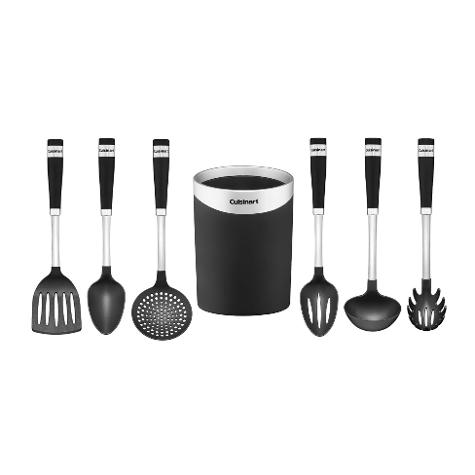 CUISINART JUEGO DE 7 UTENSILIOS DE COCINA EN VASIJA