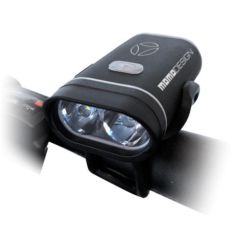 MOMO DESIGN LUZ DELANTERA CON DOBLE LED PARA BICICLETAS
