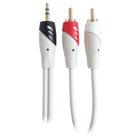 CABLE AUDIO MINIPLUG A RCA 1.8 MTS PROFESIONAL