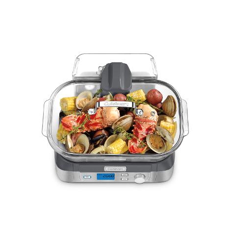 CUISINART VAPORERA DIGITAL DE VIDRIO 