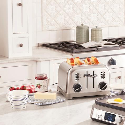 CUISINART TOSTADORA CLÁSICA PARA 4 REBANADAS CPT-180 - METAL