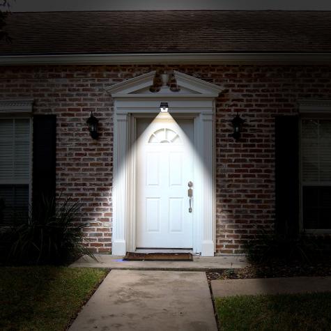 LAMPARA SOLAR LED CON SENSOR LUZ PARA EXTERIOR
