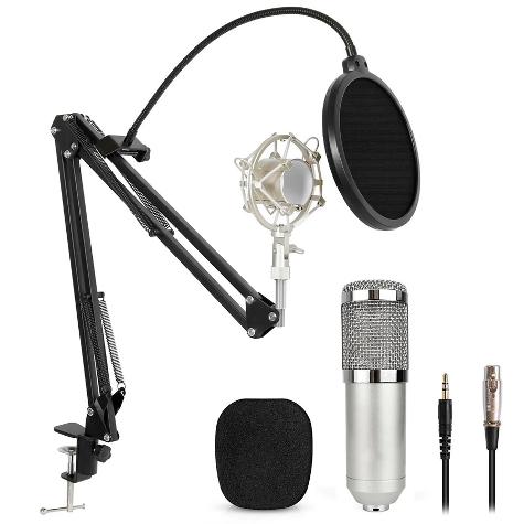 FIDDLER KIT MICROFONO ESTUDIO CONDENSADOR STUDIO PRO
