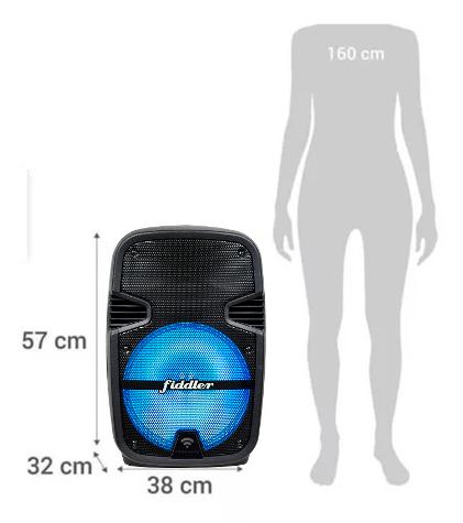 FIDDLER PARLANTE KARAOKE BLUETOOTH 12