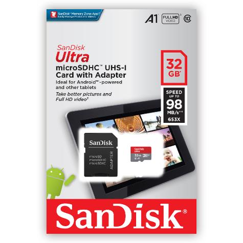 TARJETA ULTRA MSD  CON ADAPTADOR 32GB