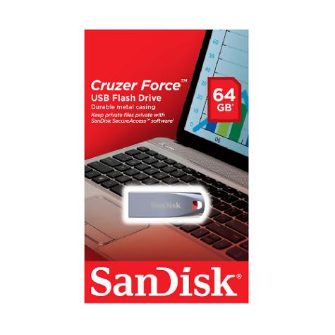 PENDRIVE USB CRUZER METAL - 64GB